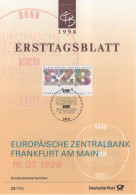 Germany Deutschland 1998-23 Europaische Zentralbank Frankfurt Am Main, Bank, Canceled In Bonn - 1991-2000