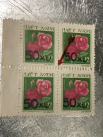 VIET NAM Stamps PRINT ERROR Block 4-1980-(12XU-no369 Tem In Lõi HAI HANG RANG-)4-STAMPS-vyre Rare - Vietnam