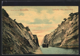 AK Corinthe, Vue Du Canal  - Griechenland
