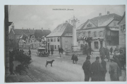 Cpa DANNEMARIE Alsace - Soldats Dans La Ville - MAY14 - Dannemarie