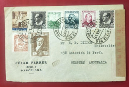 1937. BARCELONA A AUSTRALIA. - Covers & Documents