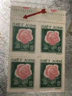 VIET NAM Stamps PRINT ERROR Block 4-1980-(12XU-no369 Tem In Lõi HAI HANG RANG-)4-STAMPS-vyre Rare - Vietnam