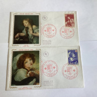 Lot Enveloppe 1er Jour Croix Rouge 1971 - Collections