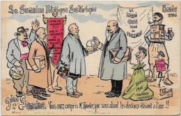 CPA FLEURY La Semaine Politique Satirique 1906 Non Circulé Alambic Alcool ROUVIER Alcoolisme - Philosophie & Pensées