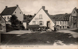 N°4606 W -cpa Saint Sauves -place Du Portique- - Autres & Non Classés