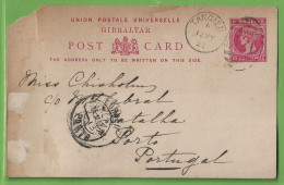 História Postal - Filatelia - Stamps - Timbres - Stationery - Philately - España - England - Gibraltar (damaged) - Gibraltar