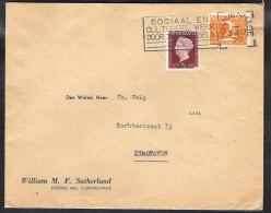 NEDERLAND NVPH 462 En 477 Als Mengfrankering (juist Tarief) Op Brief 1948 ‘sGRAVENHAGE-EINDHOVEN - Covers & Documents
