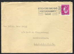 NEDERLAND NVPH 335 Als Enkelfrankering (juist Tarief) Op Brief 1947 NIJMEGEN-EINDHOVEN - Brieven En Documenten