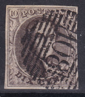 Belgique - Médaillon 10c Obl. P108 Soignies - 1849-1865 Medaillen (Sonstige)