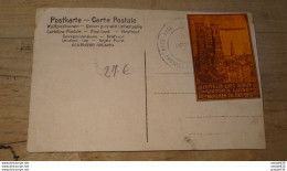 ALLEMAGNE : Carte Postale Avec Vignette MUNCHEN 1912 .......... 6083 - Lettres & Documents