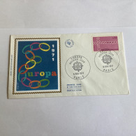 Enveloppe 1er Jour Europe 1971 - Sammlungen