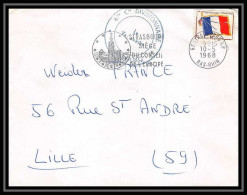 2535 Lettre Franchise Militaire FM N 13 6eme Compagnie Divisionnaire Strasbourg - 1961-....