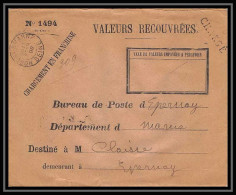 4052/ Lettre Chargé France Nogent Sur Marne 1898 Pour Epernay - 1849-1876: Klassik
