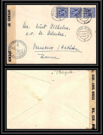 3795 Lettre France Guerre 1939/1945 Censure Allemagne (germany) Pour Vernoux Ardeche 1946 - 2. Weltkrieg 1939-1945