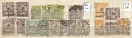 Germany WEIMAR  - INFLA  Era - "MILLIARDEN" - Small Lot Used Pcs Incl. 1MLD In BL4 And ZIG-ZAG Incl. PERFIN - Gebruikt