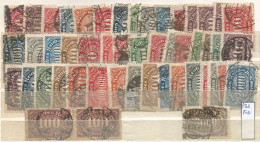Germany WEIMAR  - INFLA  Era - Large Size - Small Lot Used ORIGINAL PMK Incl. PERFIN - Other & Unclassified