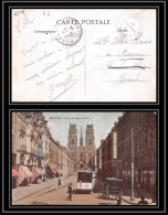 6381/ Carte Postale Orléans Rue Jeanne D'arc France Guerre 1914/1918 140 ème Régiment Pour Bassens Gironde 1914 - Guerre De 1914-18