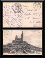 6375/ Carte Postale Marseille Notre Dame France Guerre 1914/1918 Dépot Des Isolés 1917 Pour Le Blanc Indre - Guerre De 1914-18