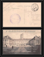 6324/ Carte Postale Dijon Hotel De Ville France Guerre 1914/1918 Train Chemin De Fer 1915 Secteur 158 Pour Aussonne - 1. Weltkrieg 1914-1918