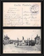 6322/ Carte Postale Orleans Statue De Jeanne D'arc France Guerre 1914/1918 Train Dare D'orleans 1916 Pour Foix Ariège - Guerre De 1914-18