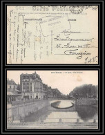 6276/ Carte Postale Les Quais France Guerre 1914/1918 Santé Hopital Complémentaire N°1 RENNES 1917 Pour Fougères  - Guerre De 1914-18