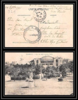 6264/ Carte Postale Gare Du Midi Guerre 1914/1918 Santé Formation Sanitaire Biarritz 2ème Zouaves Pour Antibes 1915 - WW I