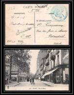 6255/ Carte Postale Rue De Nimes France Guerre 1914/1918 Santé Hopital Temporaire N°46 Vichy 1917 Pour Rosendaël Nord - Oorlog 1914-18