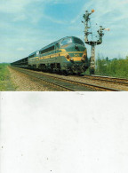 BELGIQUE SNCB-NMBS /LOCALITE FLORENVILLE LOCOMOTIVE DIESEL ELECTRIQUE TYPE 54 /TR23 - Trains