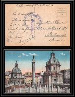 6246/ Carte Postale Rome Forum De Trajan France Guerre 1914/1918 Santé Mission Francaise Gare De Rome 1917 - WW I