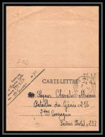 Lettre 2615 Carte Postale (postcard) Franchise Militaire Guerre 1939/1945 Secteur 233 - Guerre De 1939-45