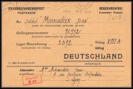 Lettre 2628 Prisonniers De Guerre Kriegsgefangenen War 1939/1945 Stalag 13A Camp 2392 D85 - WW II