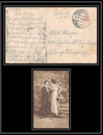 Lettre 1 3031 France Guerre War 1914/1918 Carte Postale (postcard) Deine Augen Sagen Alles Oberhausen 20/2/1916 - WW I