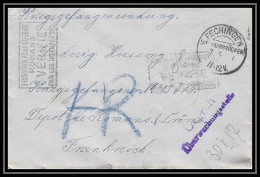 Lettre 1 2970 Prisonniers De Guerre Kriegsgefangenen War 1914/1918 Censuré Fechingen P Romans Drome 1917 - WW I