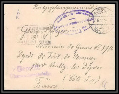 Lettre 1 2948 Prisonniers De Guerre Kriegsgefangenen War 1914/1918 Censuré Strasbourg P Neuilly-lès-Dijon 1917 - Guerre De 1914-18