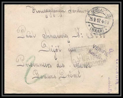 Lettre 1 2964 Prisonniers De Guerre Kriegsgefangenen War 1914/1918 Censuré Geislautern P Romans Drome 1917 - Guerre De 1914-18