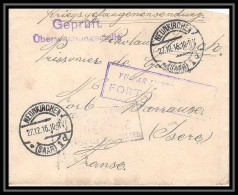 Lettre 1 2996 Prisonniers De Guerre Kriegsgefangenen War 1914/1918 Censuré NEUKIRCHEN P Fort Barraux Isère 1916 - Oorlog 1914-18