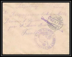 Lettre 1 2922 Prisonniers De Guerre Kriegsgefangenen War 1914/1918 Censuré Saarbrucken 2 P Miramas 1916 - Guerre De 1914-18