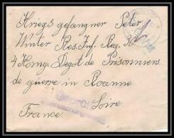 Lettre 1 2896 Prisonniers De Guerre Kriegsgefangenen War 1914/1918 Censuré Kerprich Hemmersdorf P Roanne Loire 1917 - Guerre De 1914-18