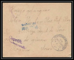 Lettre 1 2903 Prisonniers De Guerre Kriegsgefangenen War 1914/1918 Censuré Kerprich Hemmersdorf P Roanne Loire 1916 - WW I