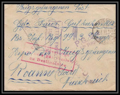 Lettre 1 2892 Prisonniers De Guerre Kriegsgefangenen War 1914/1918 Censuré Strasbourg Pour Roanne Loire 1918 - Oorlog 1914-18