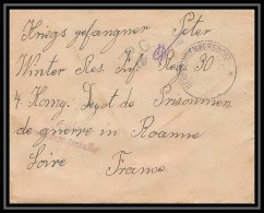 Lettre 1 2898 Prisonniers De Guerre Kriegsgefangenen War 1914/1918 Censuré Kerprich Hemmersdorf P Roanne Loire 1917 - Guerre De 1914-18