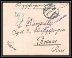 Lettre 1 2879 Prisonniers De Guerre Kriegsgefangenen War 1914/1918 Censuré Strasbourg Pour Roanne Loire 1916 - WW I