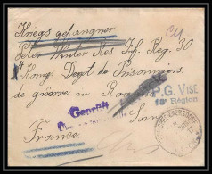 Lettre 1 2854 Prisonniers De Guerre Kriegsgefangenen War 1914/1918 Censuré Friedhof Hemmersdorf P Roanne Loire 1917 - Guerre De 1914-18
