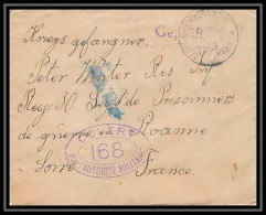 Lettre 1 2914 Prisonniers De Guerre Kriegsgefangenen War 1914/1918 Censuré Kerprich Hemmersdorf P Roanne Loire 1917 - 1. Weltkrieg 1914-1918