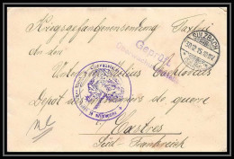 Lettre 1 2839 Prisonniers De Guerre Kriegsgefangenen War 1914/1918 Censuré Sulzbach P Castres Tarn 1916 - 1. Weltkrieg 1914-1918