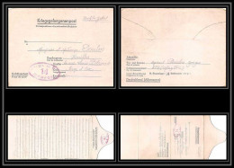 7241/ Carte De Prisonnier De Guerre (War) 1939/1945 Kriegsgefangenen N°14 Pour Houilles Yvelines 1942 - WW II