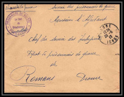 7170/ Carte De Prisonnier De Guerre (War) 1914/1918 Pont-Évêque Isère Pour Romans Drome 1917  - WW I