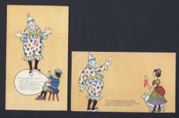 Child & Clown - Nursey Rhyme: Little Jack Horner & Little Bo Peep - Kinder-Zeichnungen