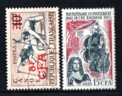 Réunion  - ( 2 Timbres Oblitere ) - Other & Unclassified