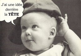 *CPM - Bébé Humoristique - BB Avec Casquette - J'ai Une Idée Derrière La Tête - - Humour